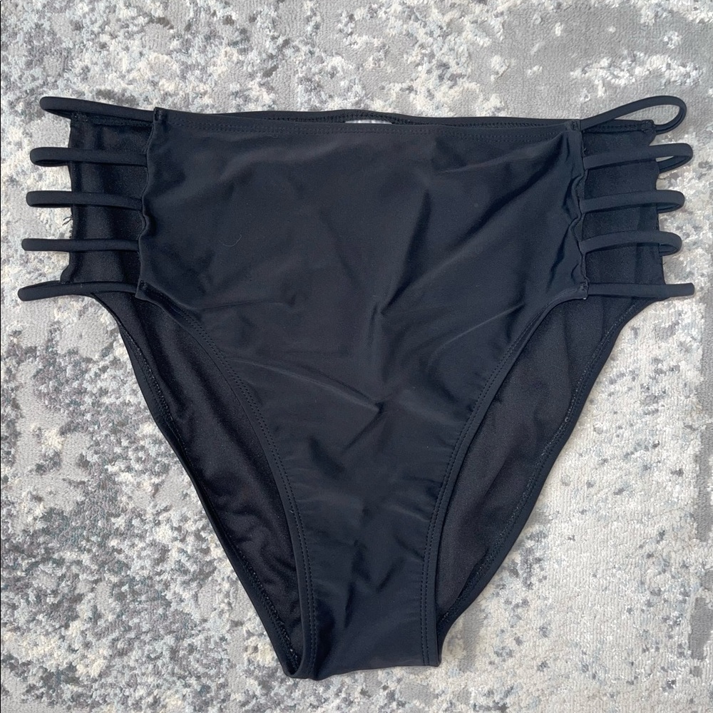 Xhiaration high waisted strappy bikini bottoms